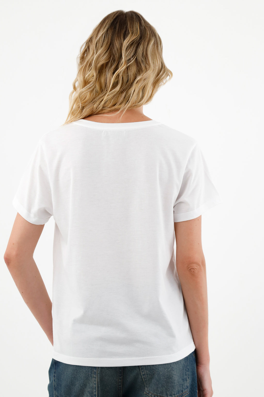 Women's White Graphic T-Shirt