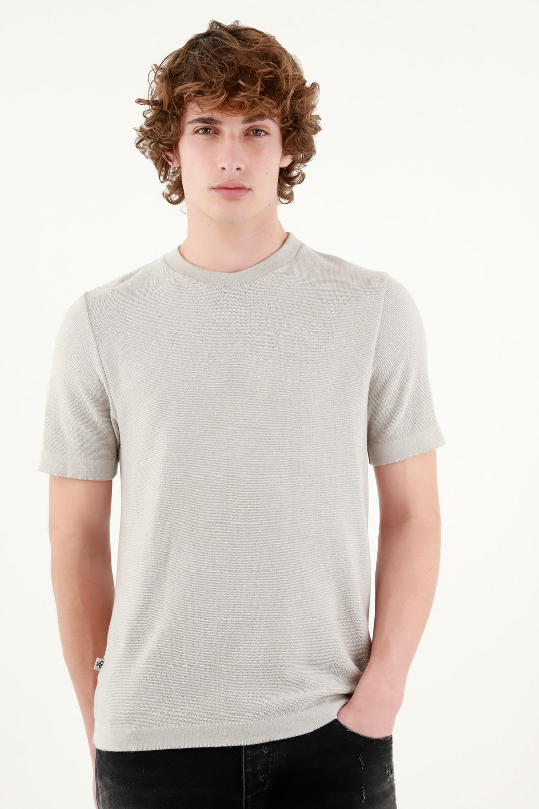 Men's Gray Short Sleeve T-Shirt