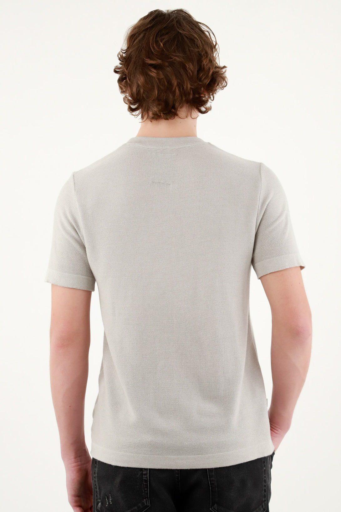 Men's Gray Short Sleeve T-Shirt