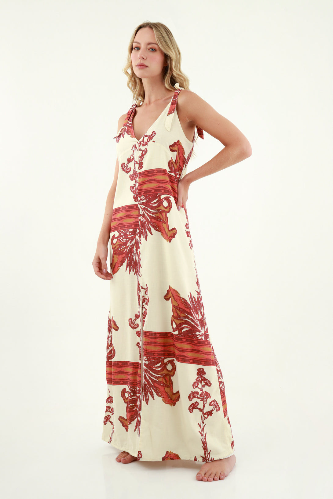 Women's Printed Strappy Dress