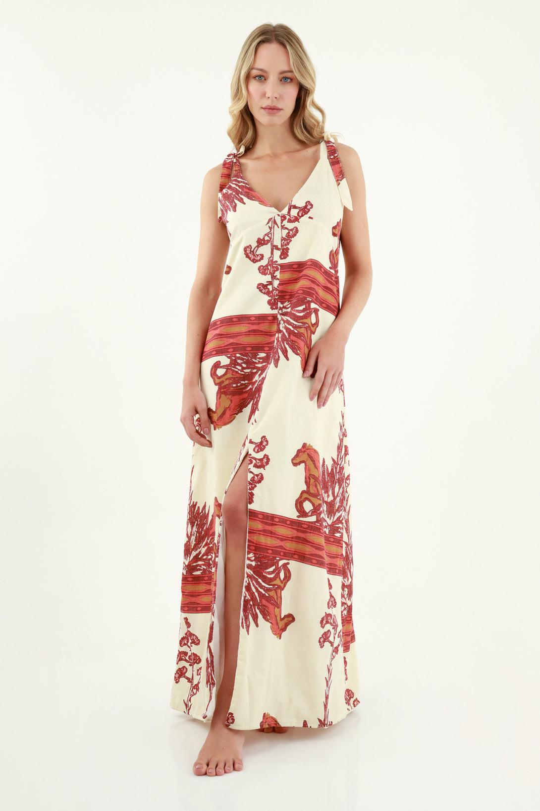 Women's Printed Strappy Dress