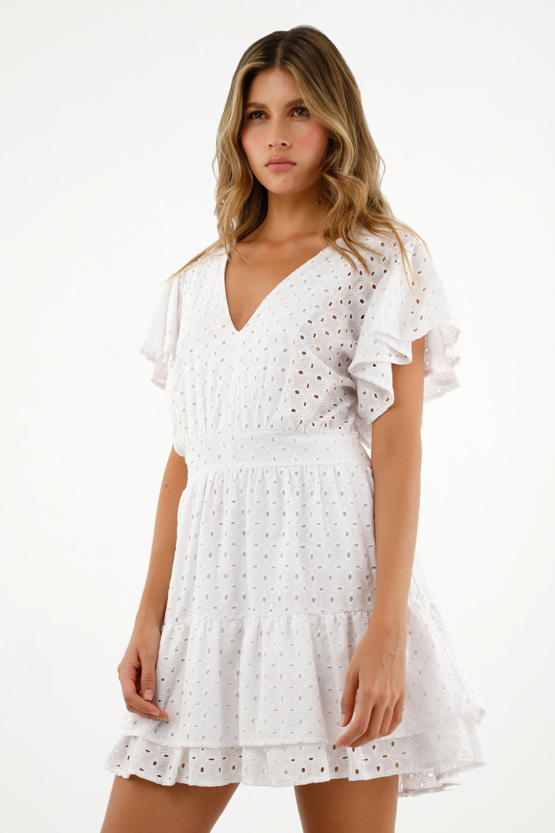 Women's White Short Dress