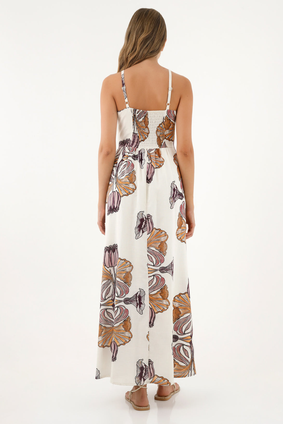 Women's Long Printed Dress