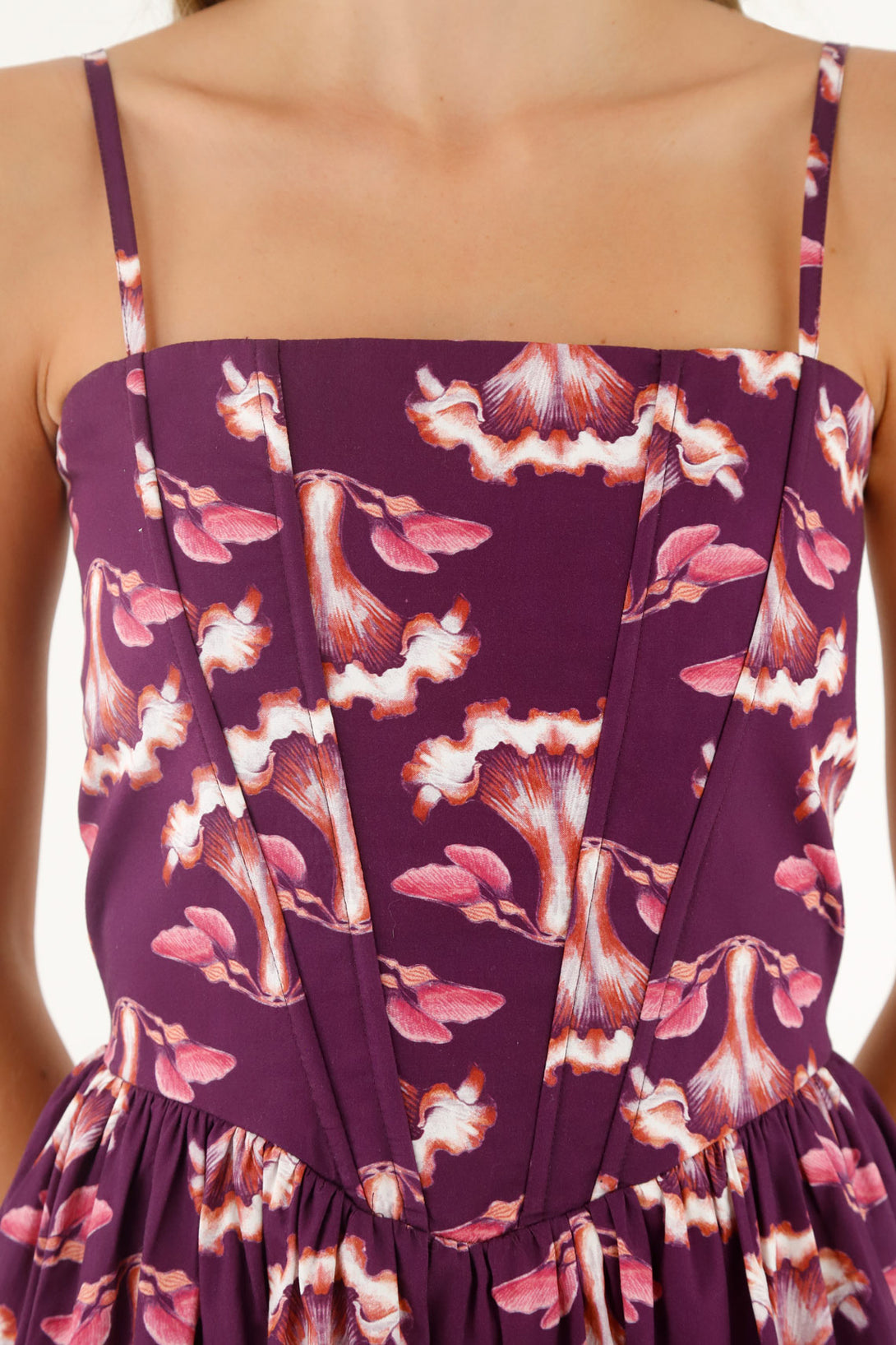 Women's Purple Corset Dress