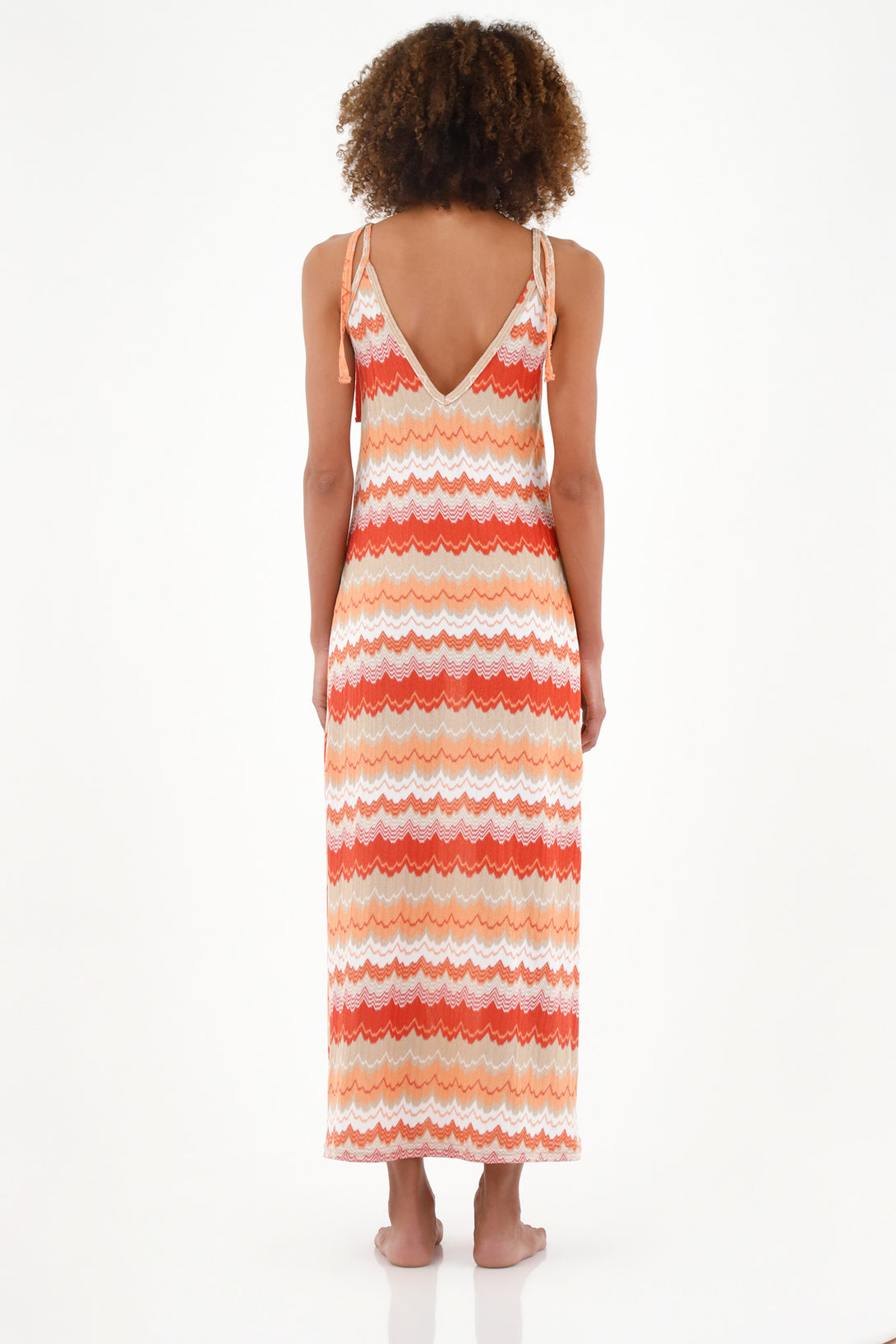 Women's Multicolor Woven Look Dress