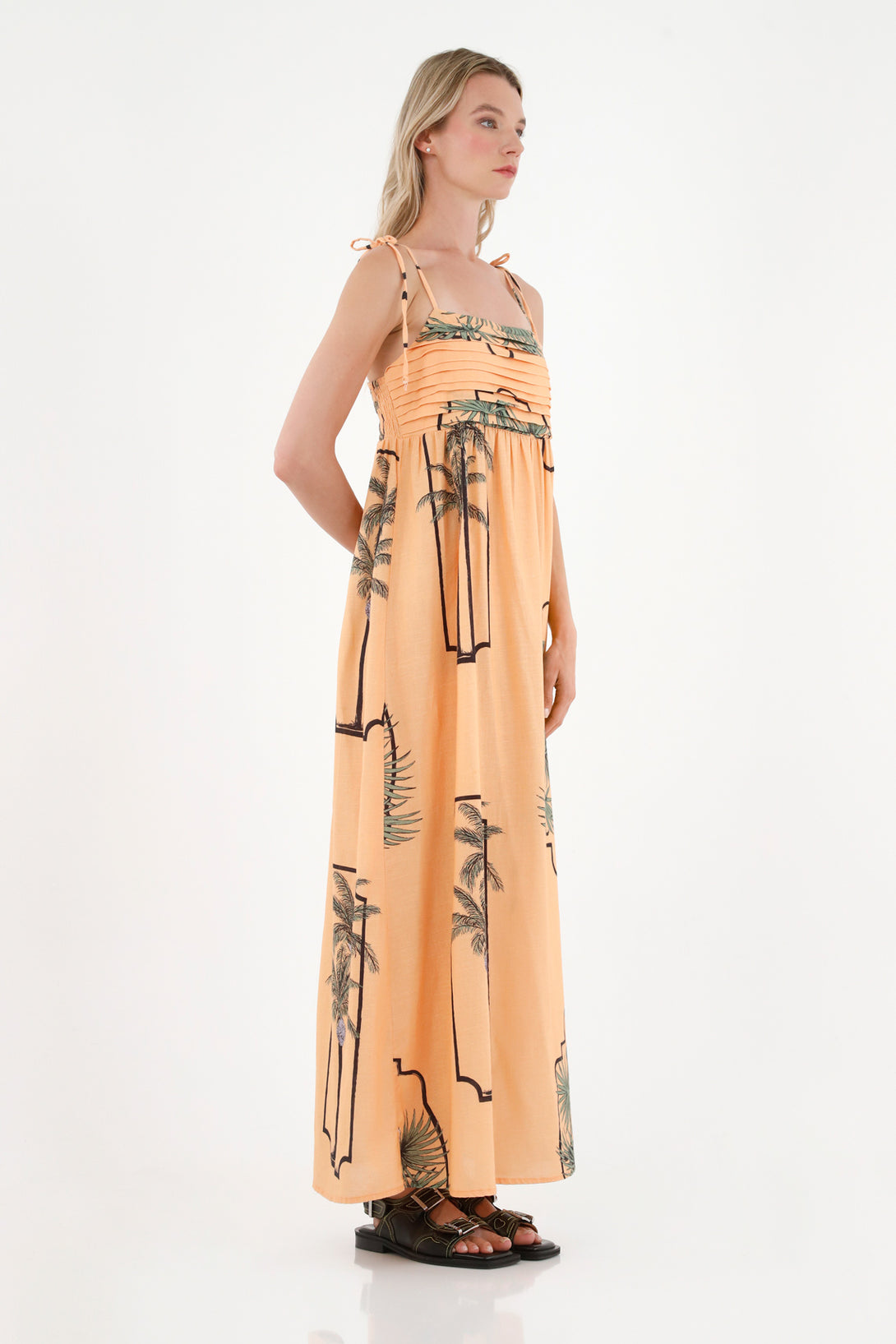 Women's Long Printed Dress