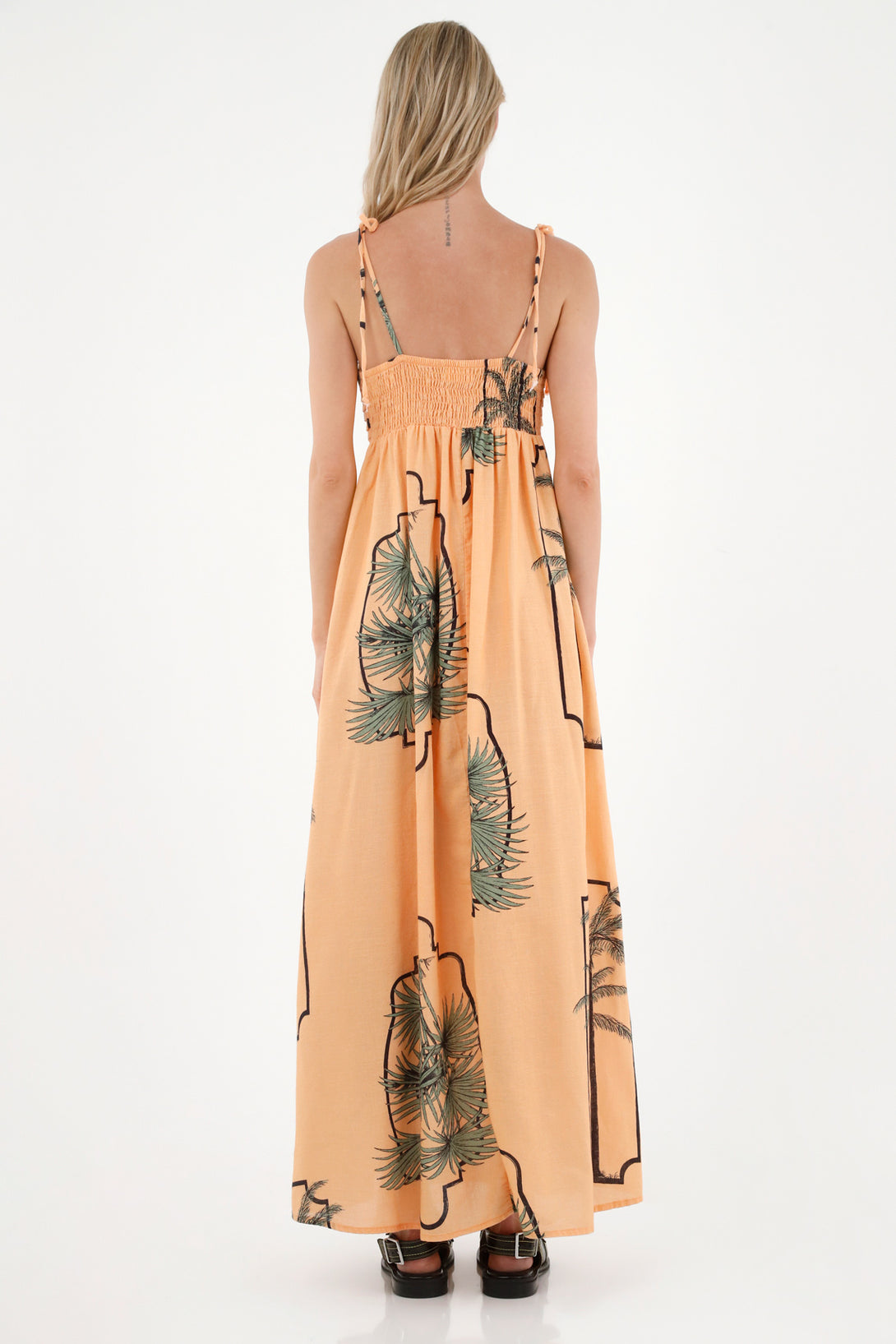 Women's Long Printed Dress