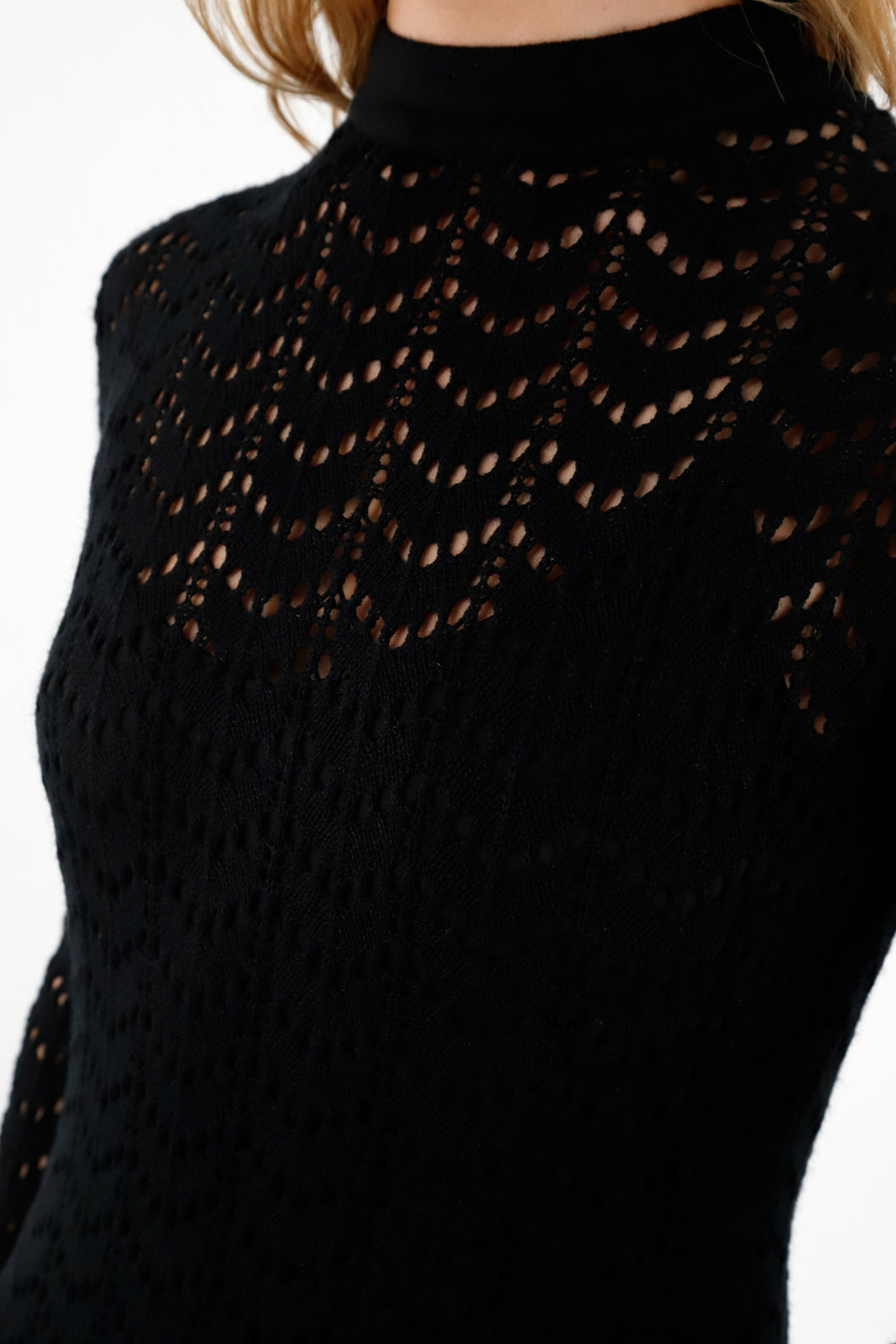 Women's Black Knit Dress