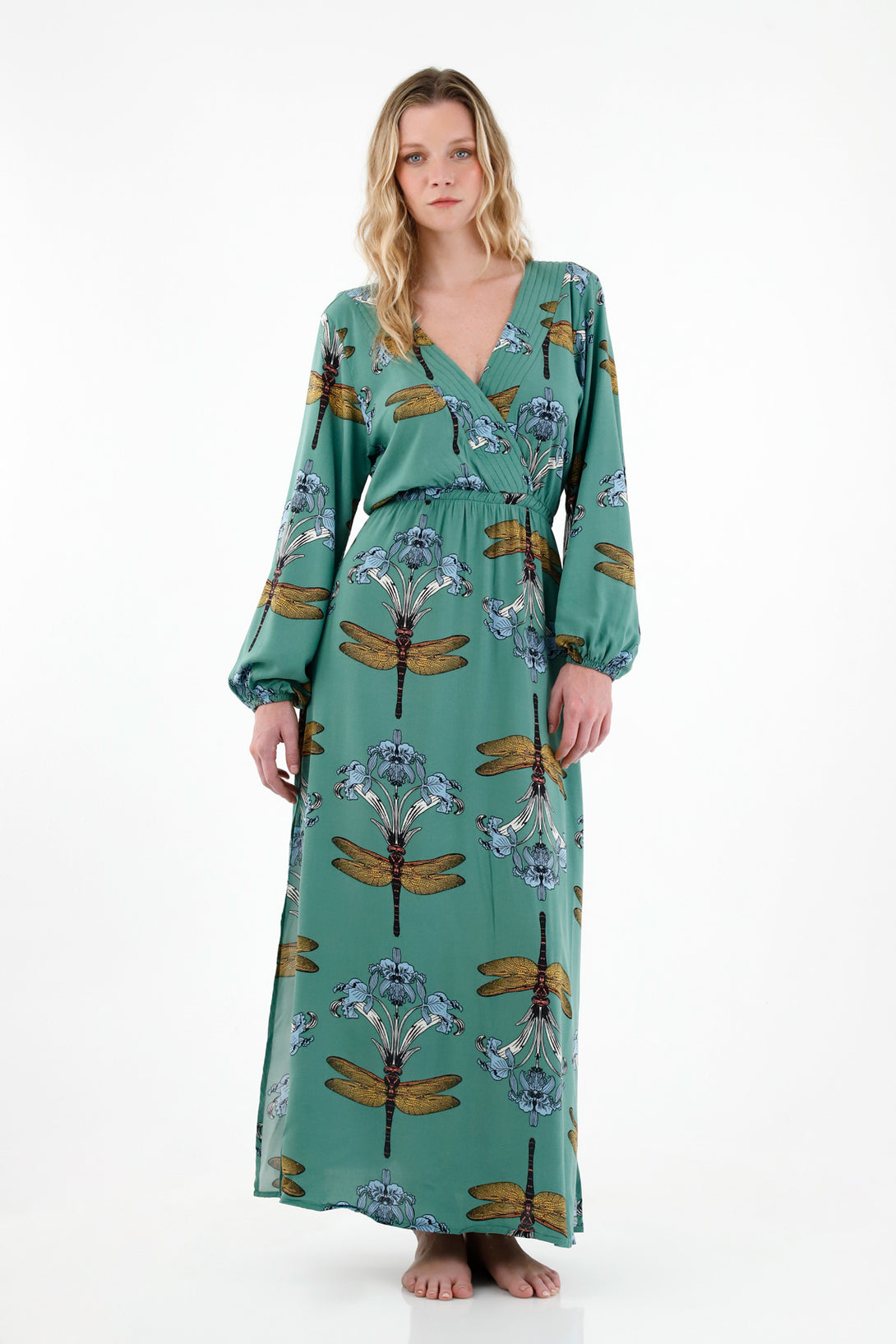 Women's Long Printed Dress