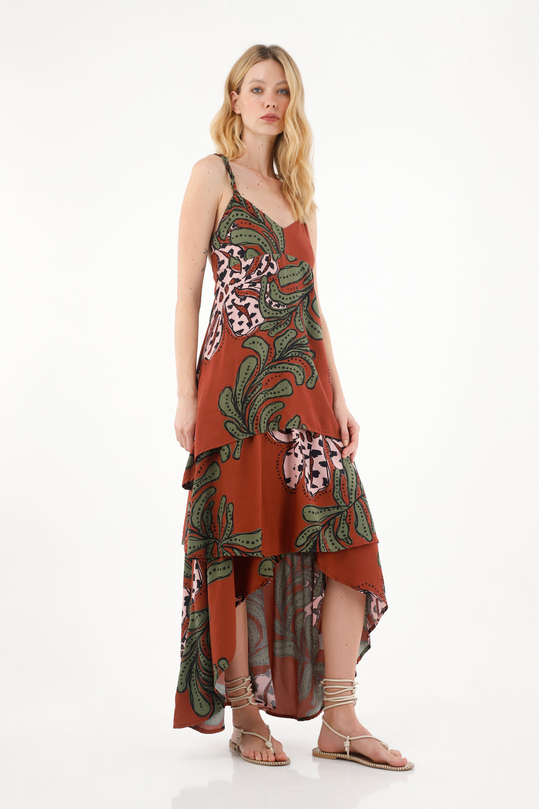 Tns dress for women, long printed dresses