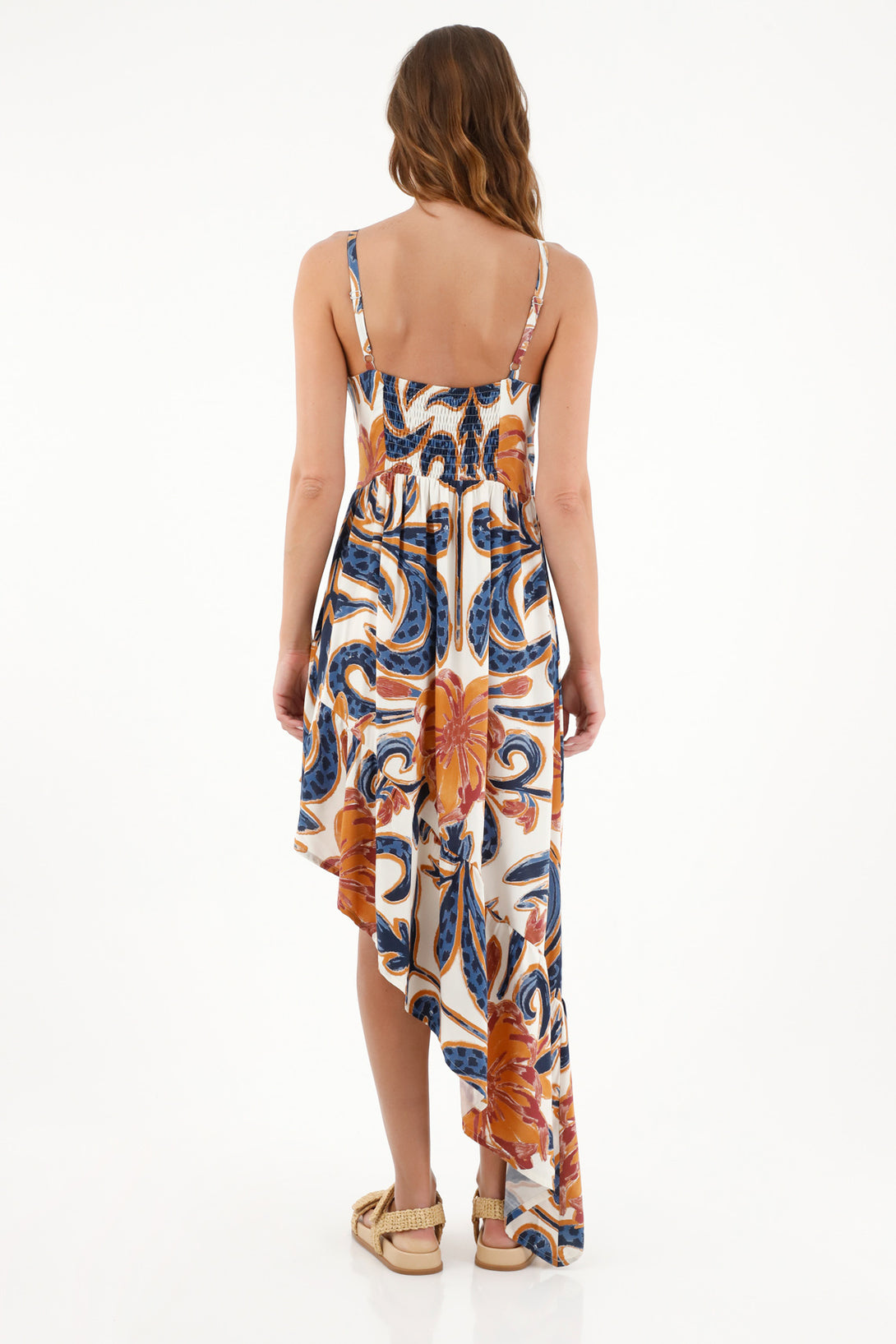 Women's Strappy Printed Dress