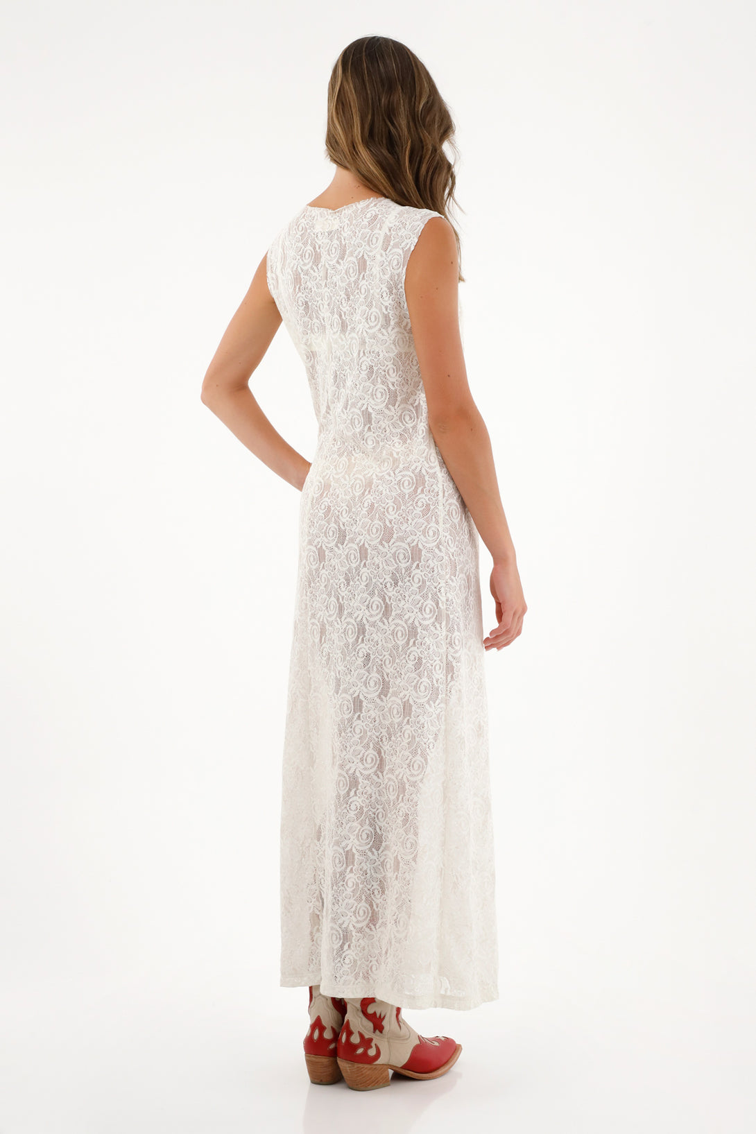 Women's Long Lace Dress