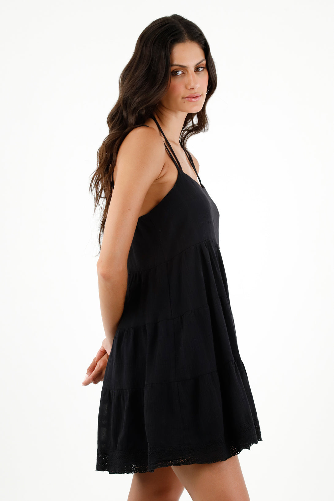 Women's Black A-Line Dress