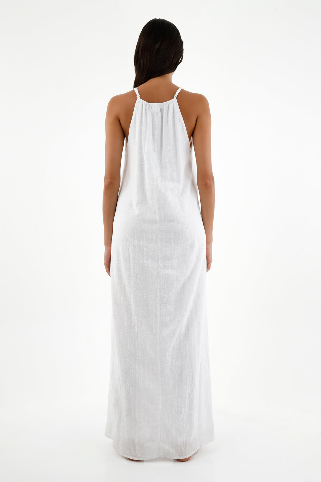 Women's White Long Dress