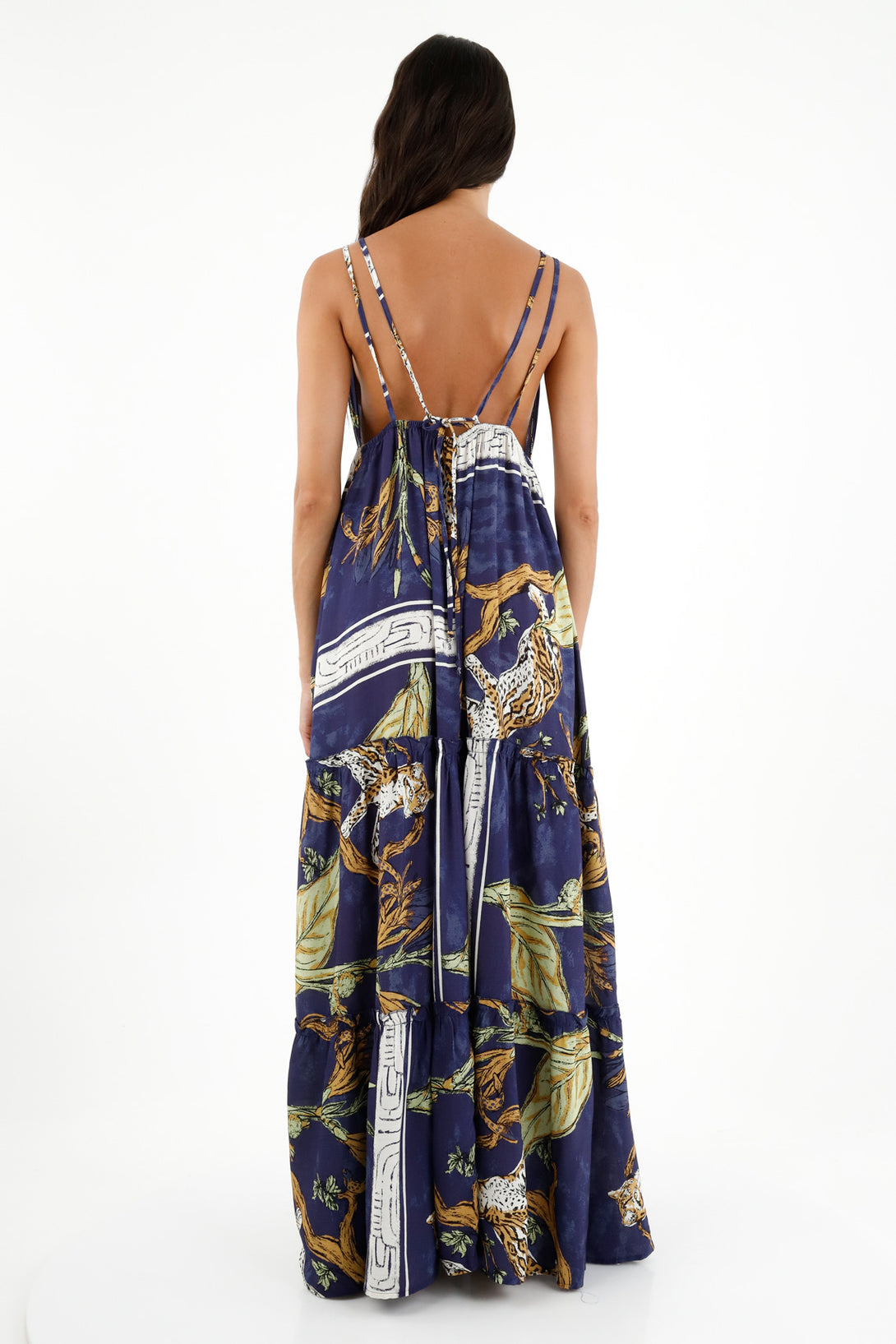 Women's Jaguar Print Long Dress